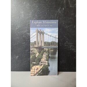 Explore Minnesota Official State Highway Map Vintage
